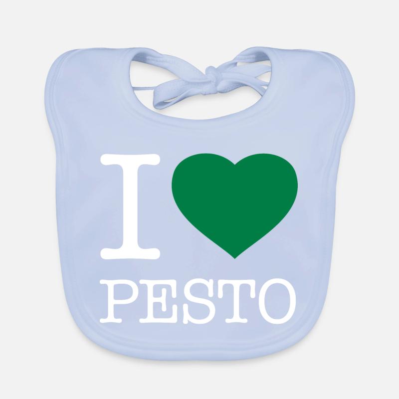 J’ADORE LE PESTO Bavoir bio Bébé