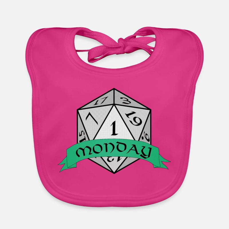 Monday Dice Emblem Organic Baby Bibs