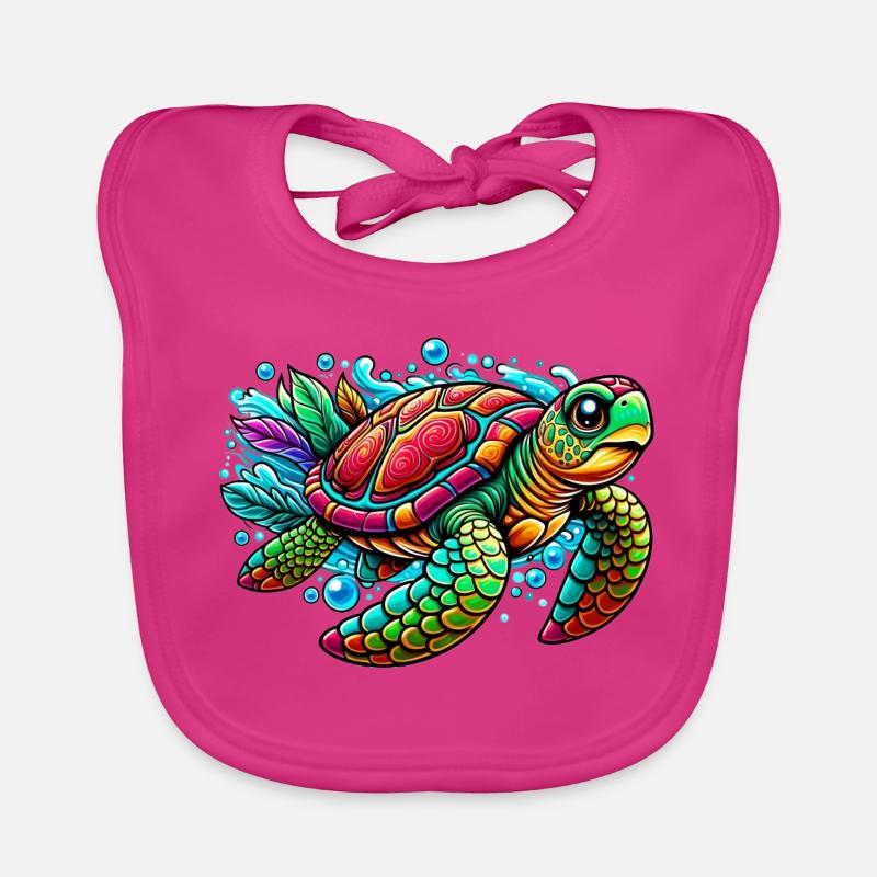 Turtle Organic Baby Bibs