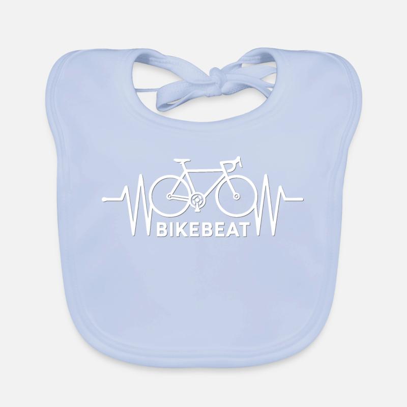 Conception dynamique du rythme cardiaque du vélo Bavoir bio Bébé