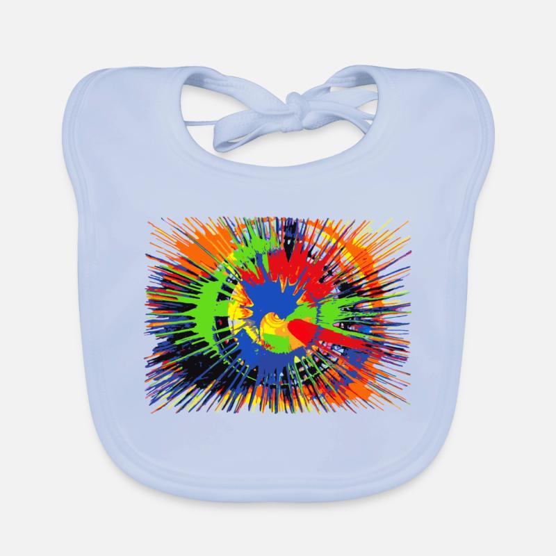 Des taches de couleur Bavoir bio Bébé