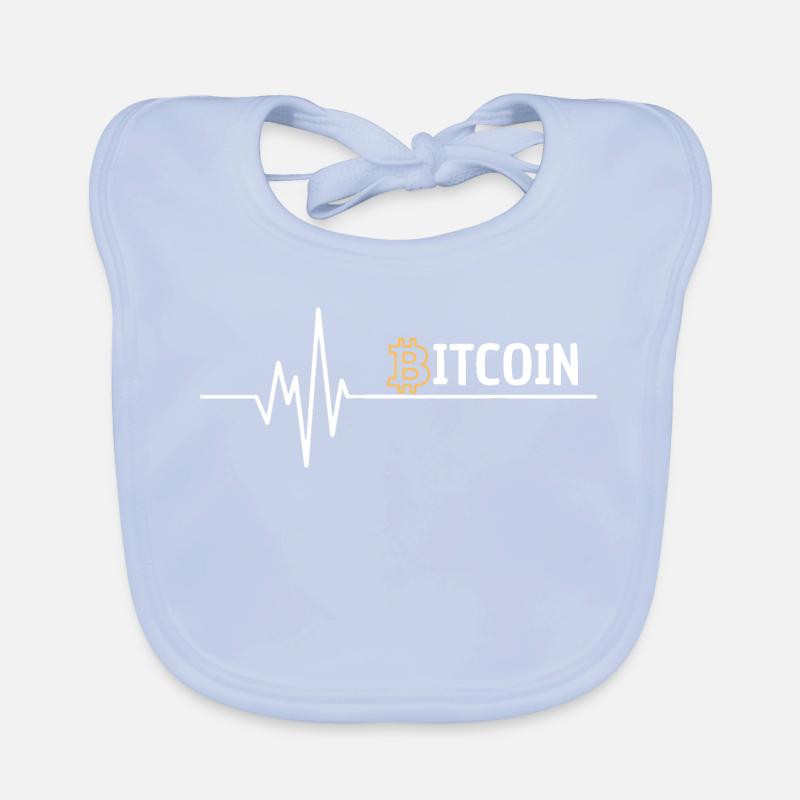Ich liebe bitcoin - Richkid digital cryptopunk  Baby Bio-Lätzchen