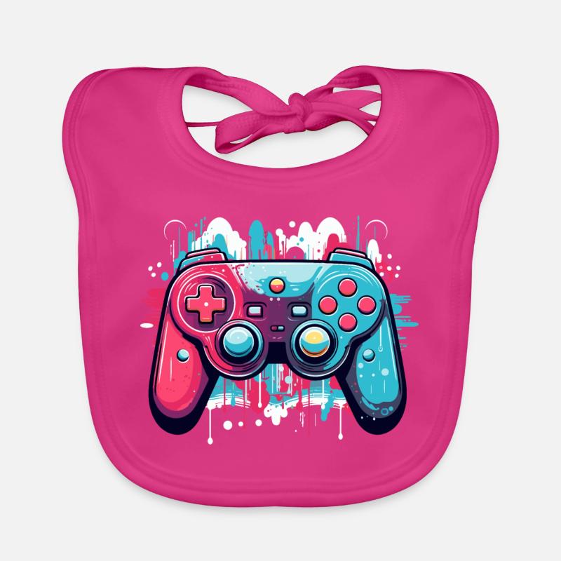 Game Controllers Organic Baby Bibs