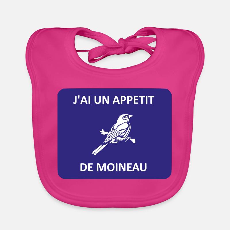 Appétit de moineau Bavoir bio Bébé