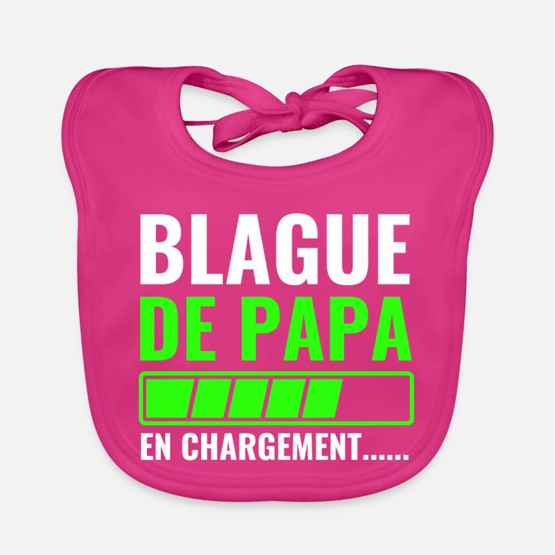 Daddy's Joke Loading Organic Baby Bibs