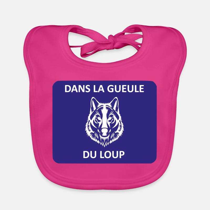 Dans la gueule du loup Bavoir bio Bébé