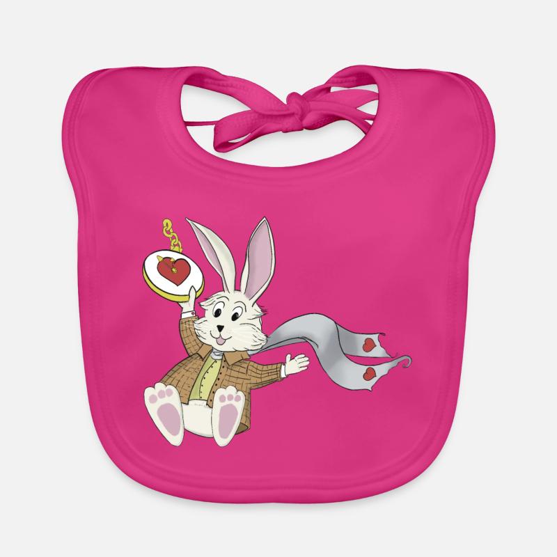 Lapin blanc Bavoir bio Bébé