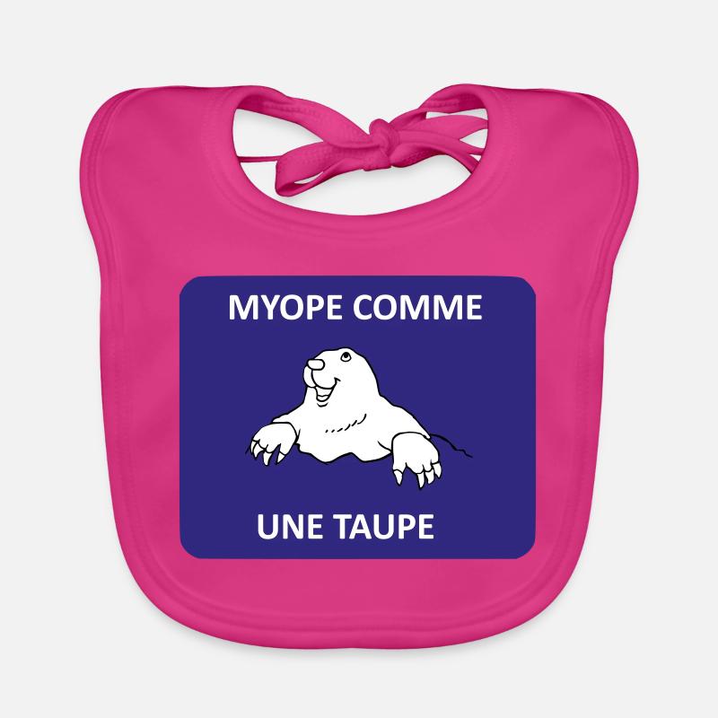 Short-sighted as a mole Organic Baby Bibs