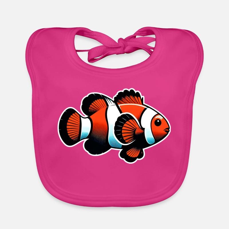 Clownfische Baby Bio-Lätzchen