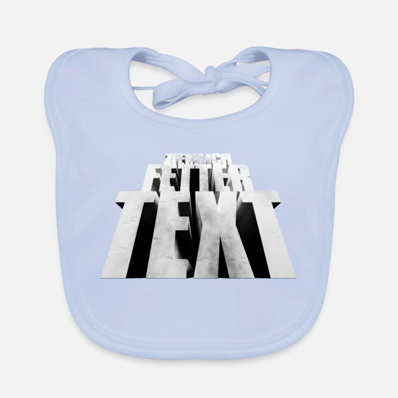 Texte assez gras Bavoir bio Bébé