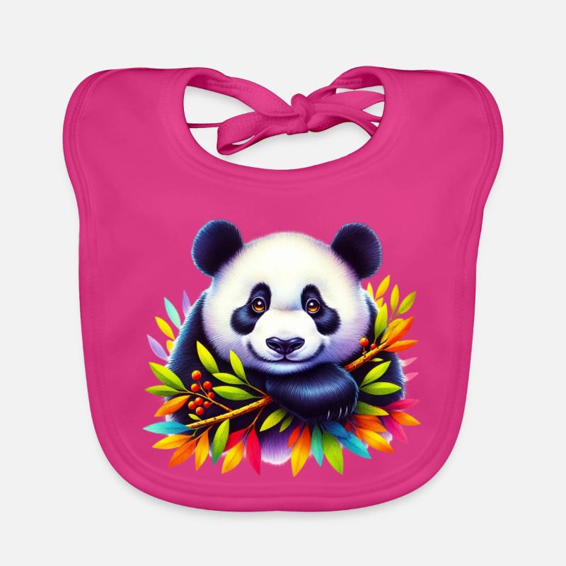 Panda Baby Bio-Lätzchen