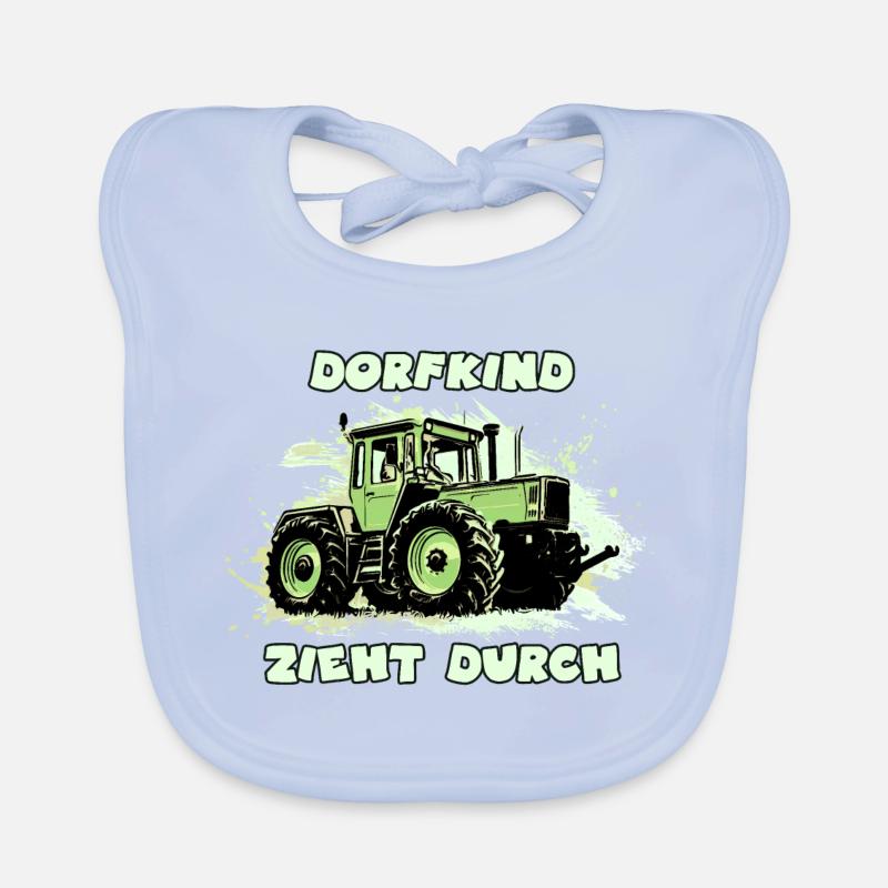 Village child pulls through Organic Baby Bibs