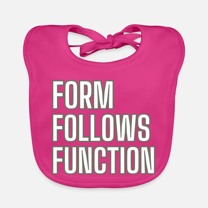FORM FOLLOWS FUNCTION - Bauhaus Design Wagenfeld Baby Bio-Lätzchen