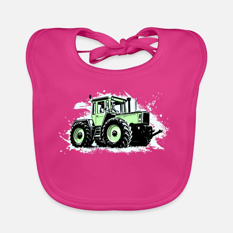 Grüner Traktor - MB-trac 1300 Baby Bio-Lätzchen