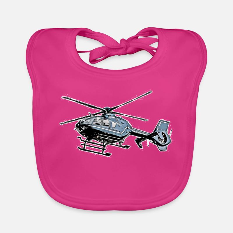 Helicopter Organic Baby Bibs
