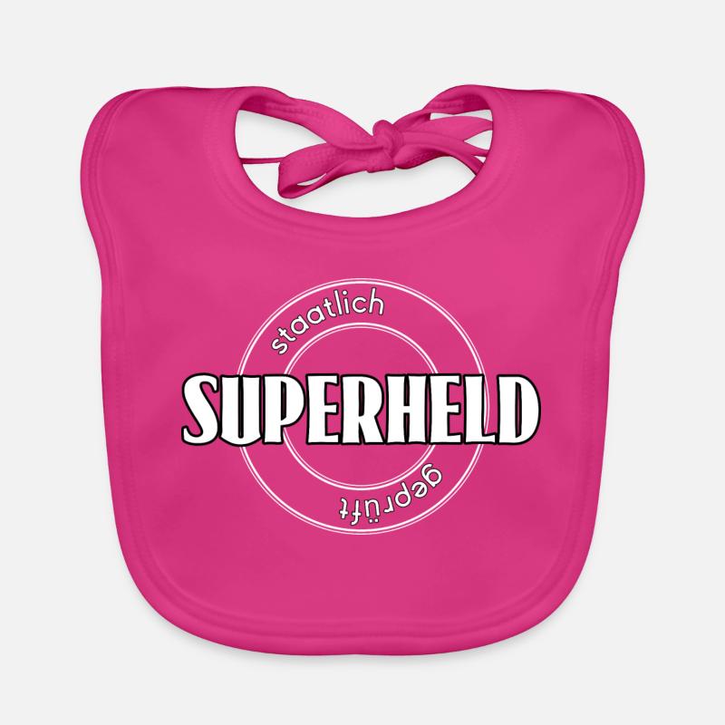 Superheld Baby Bio-Lätzchen