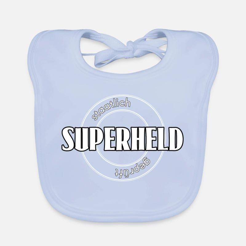 Superheld Baby Bio-Lätzchen