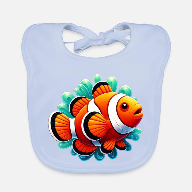 Clownfisch Baby Bio-Lätzchen