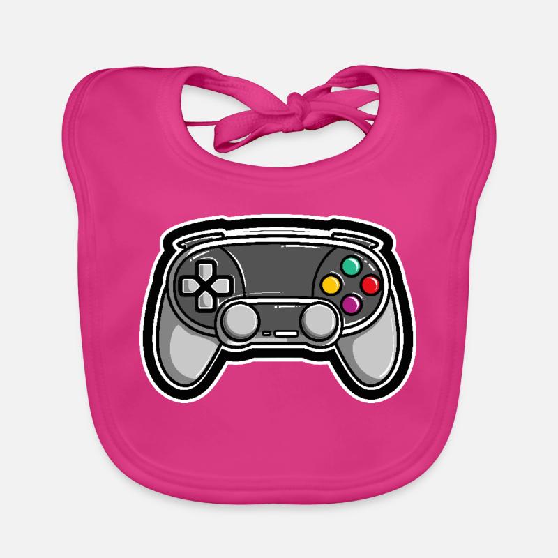 Game Controllers Organic Baby Bibs