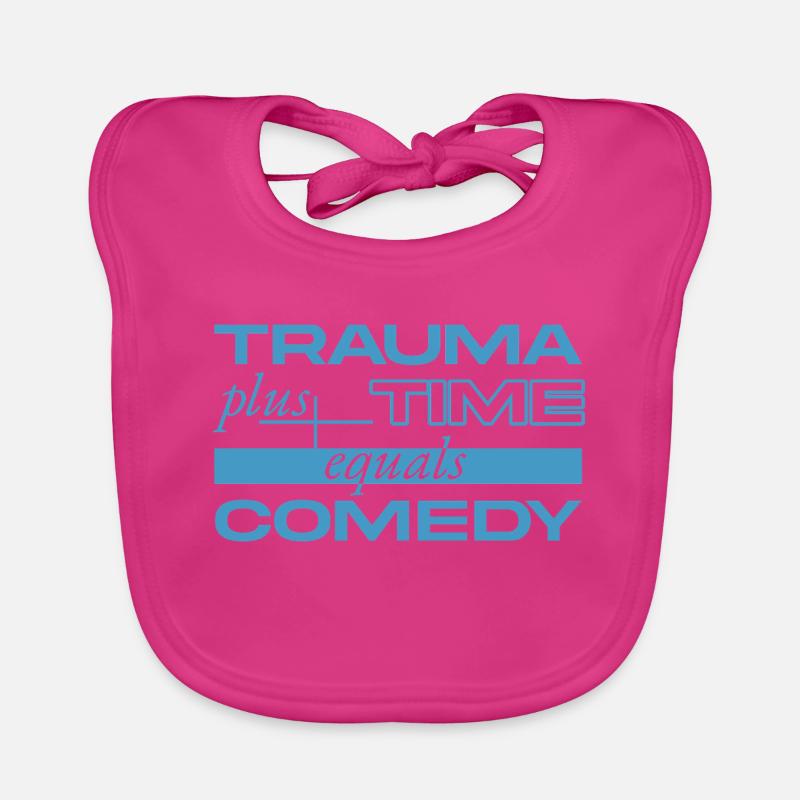 Trauma + Time = Comedy Organic Baby Bibs