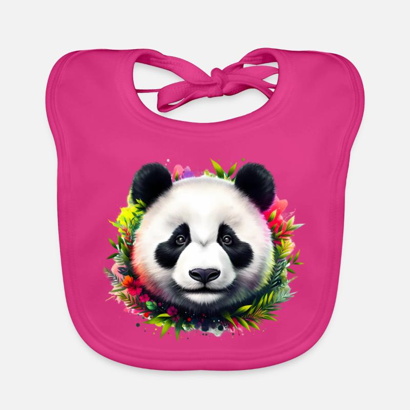 Panda Baby Bio-Lätzchen