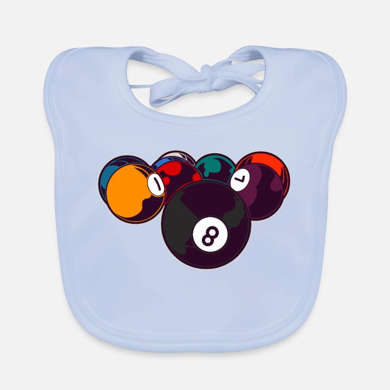Billard 8 Boules Bavoir bio Bébé