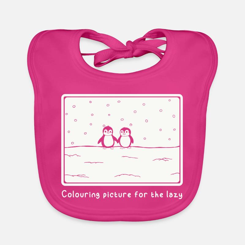 Coloring page for the lazy Organic Baby Bibs
