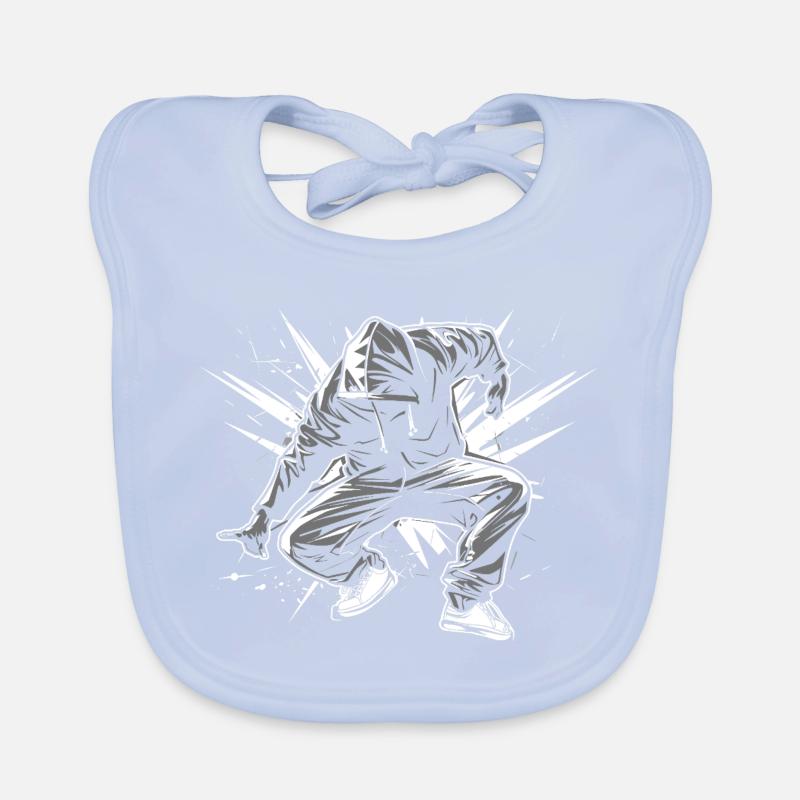 Breakdancer Baby Bio-Lätzchen