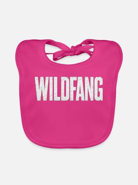 Wildfang - Baby Bio-Lätzchen - Fuchsia - Vorne