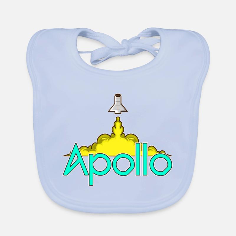 Apollo – lancement d’une fusée dans l’espace Bavoir bio Bébé