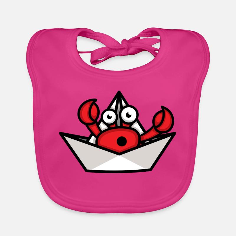 Hermit Crab Organic Baby Bibs
