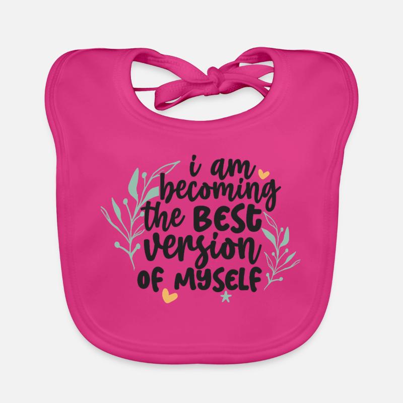 Mein bestes Selbstzitat-Design werden Baby Bio-Lätzchen