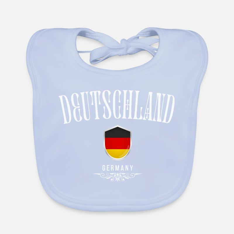 German pride, minimalist sleek design Organic Baby Bibs