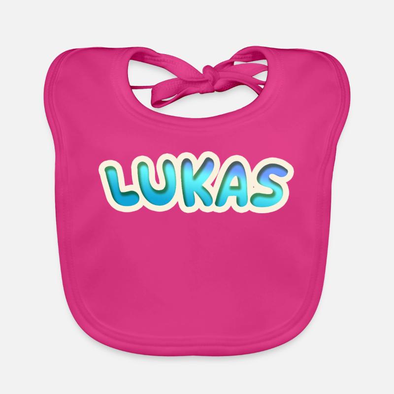 Gift for Lukas Organic Baby Bibs