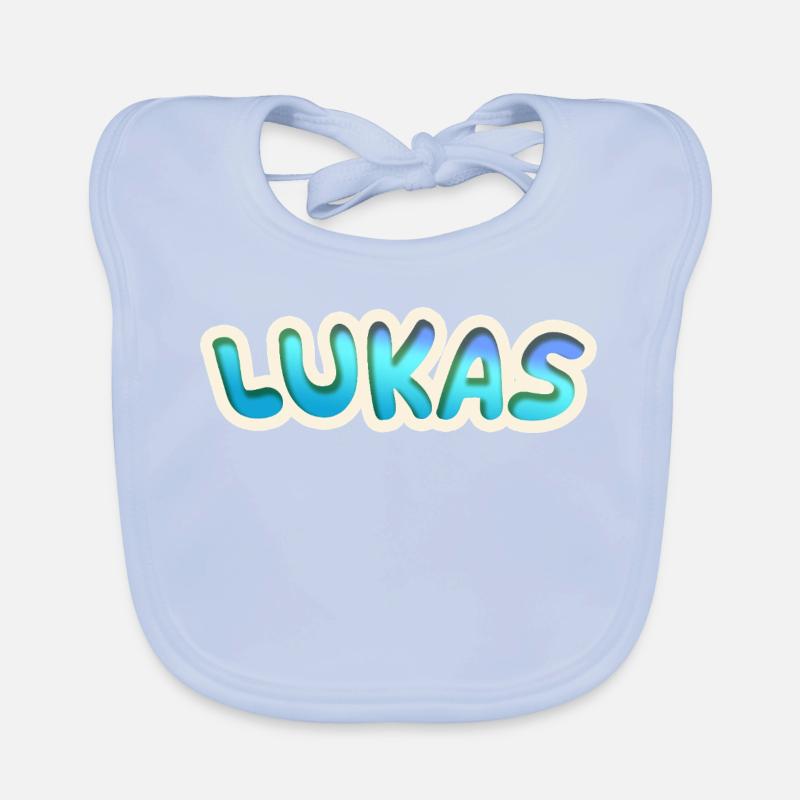 Gift for Lukas Organic Baby Bibs