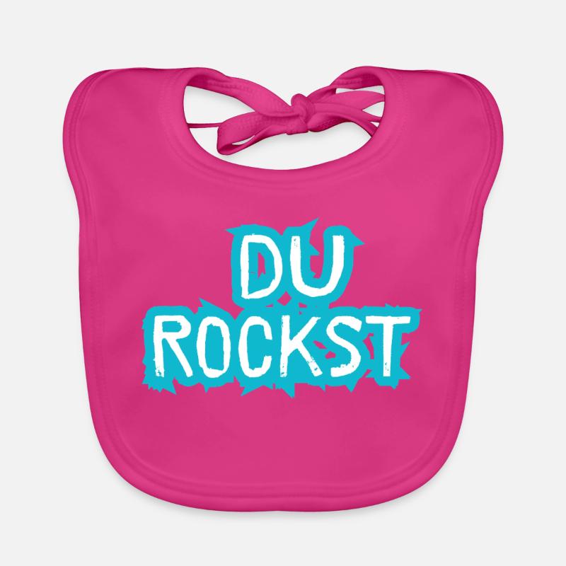 Du Rockst Design Gift Idea Organic Baby Bibs