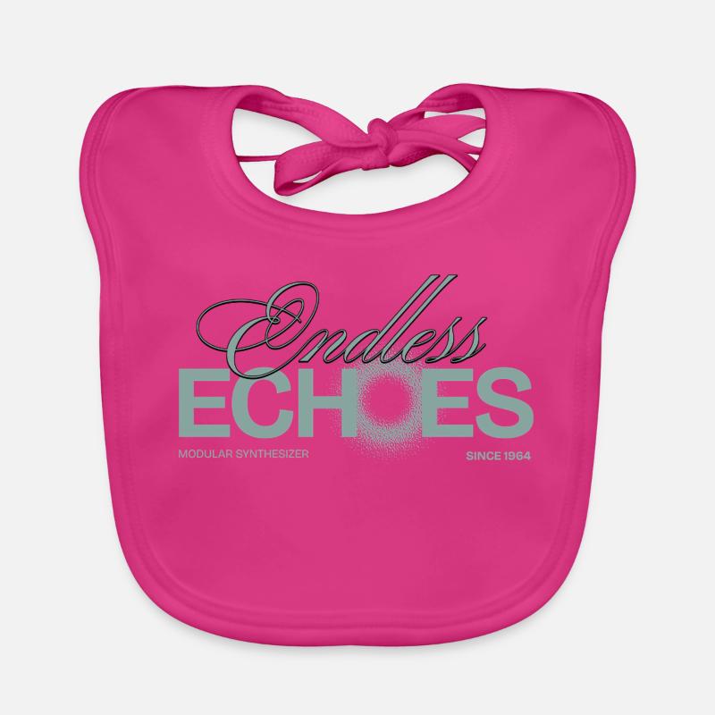 Synthesizer Modular Addicted Endless Echoes Organic Baby Bibs