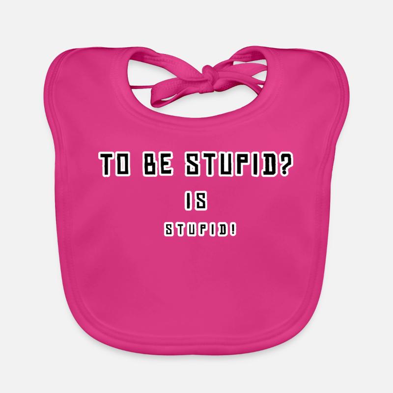Provocative, humorous statement design Organic Baby Bibs