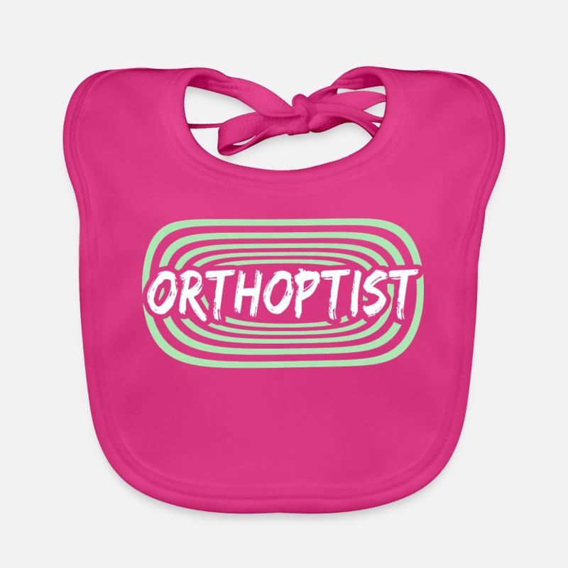 Work Orthoptist Organic Baby Bibs