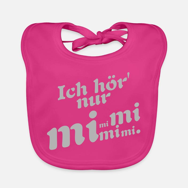 Je n’entends que Mimimi ! Bavoir bio Bébé