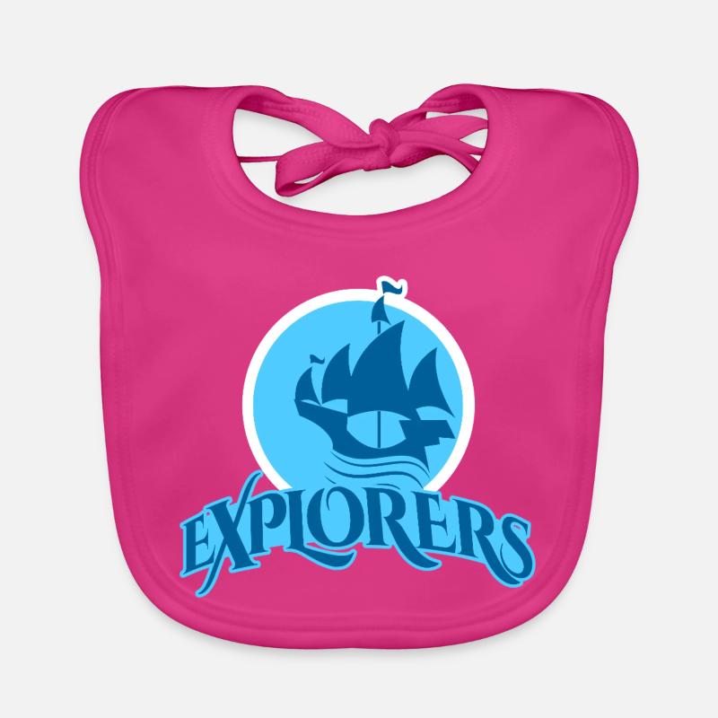 Die Reise der Entdecker Schiffsdesign Baby Bio-Lätzchen