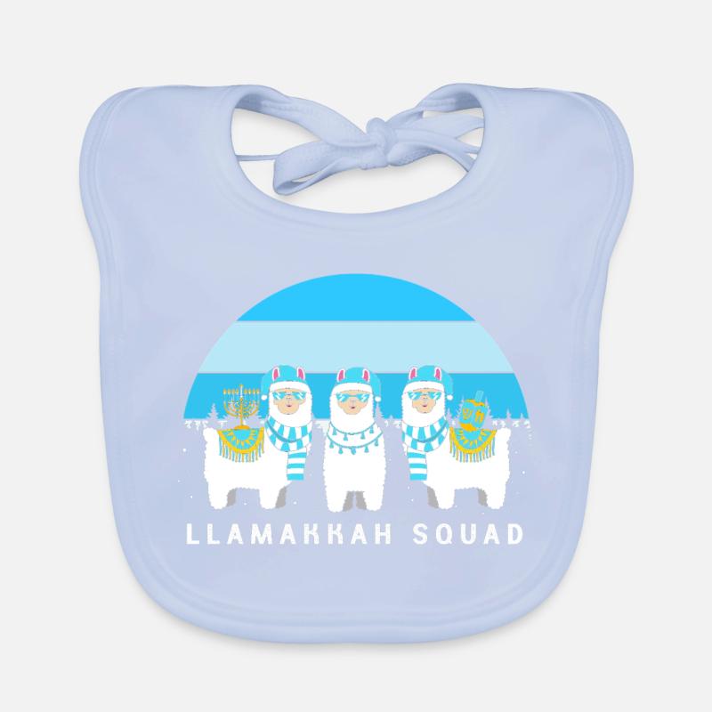 Hanoukka Hanoukka Hanoucca Bavoir bio Bébé