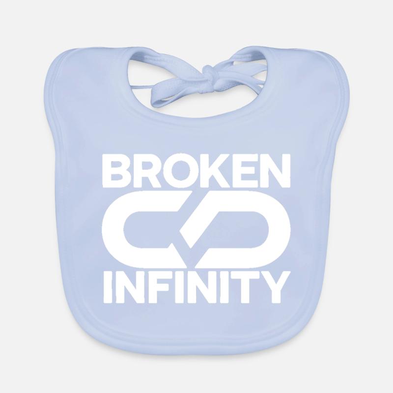 broken_infinity_white Bavoir bio Bébé