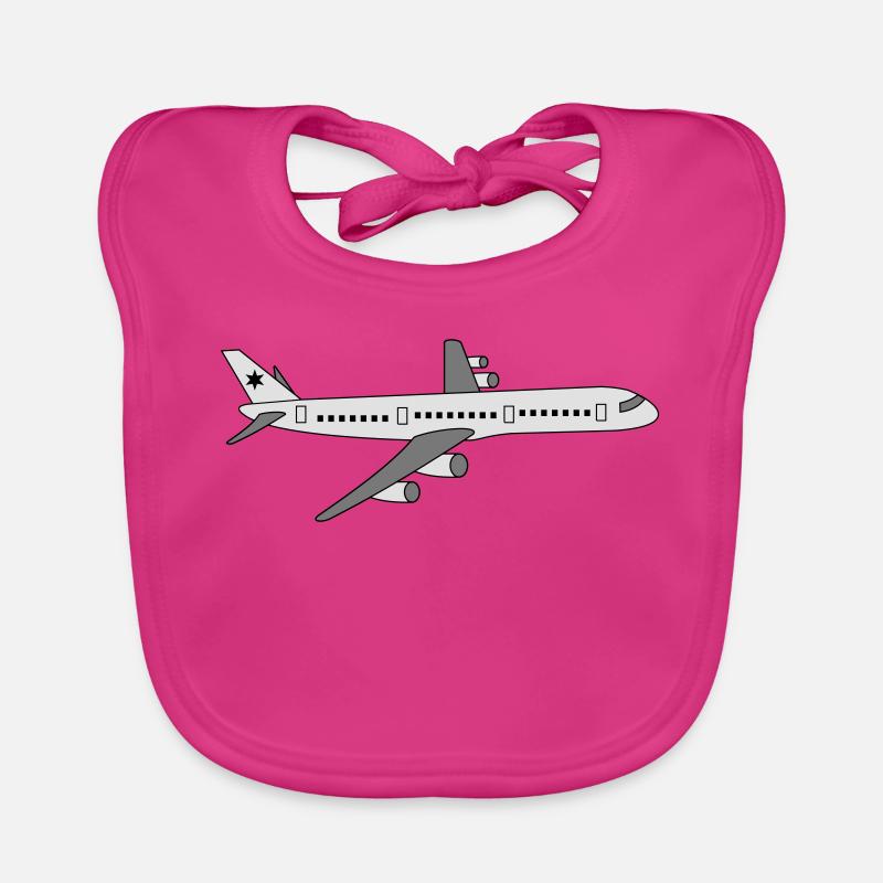 Flugzeug Baby Bio-Lätzchen