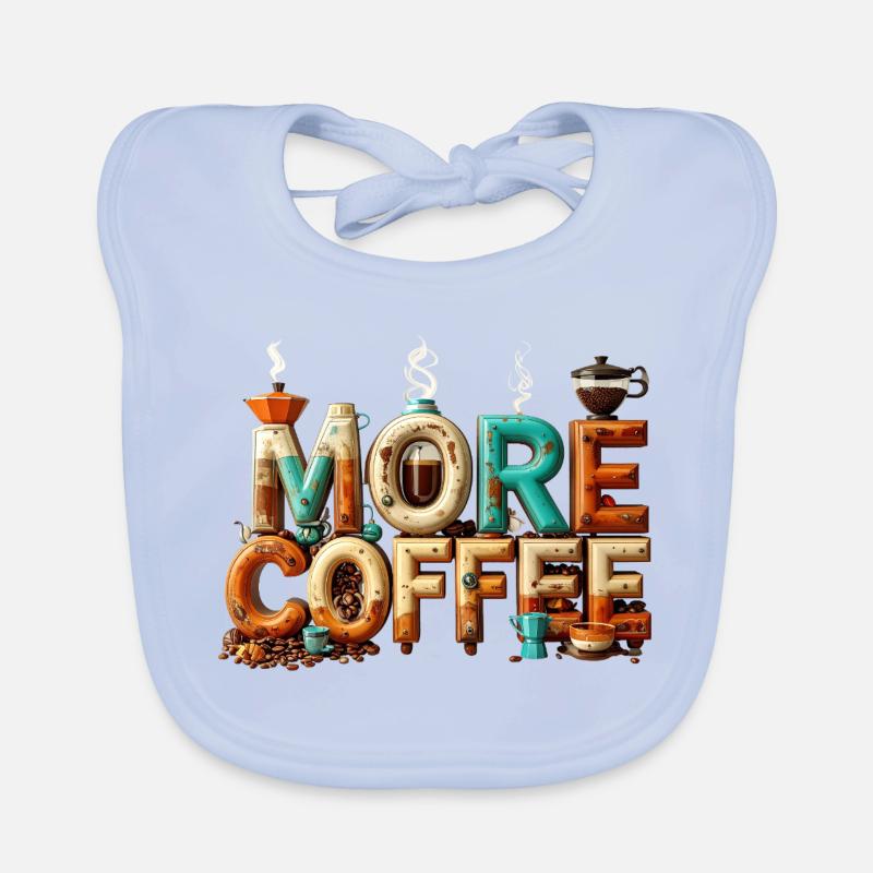 Plus de café Bavoir bio Bébé