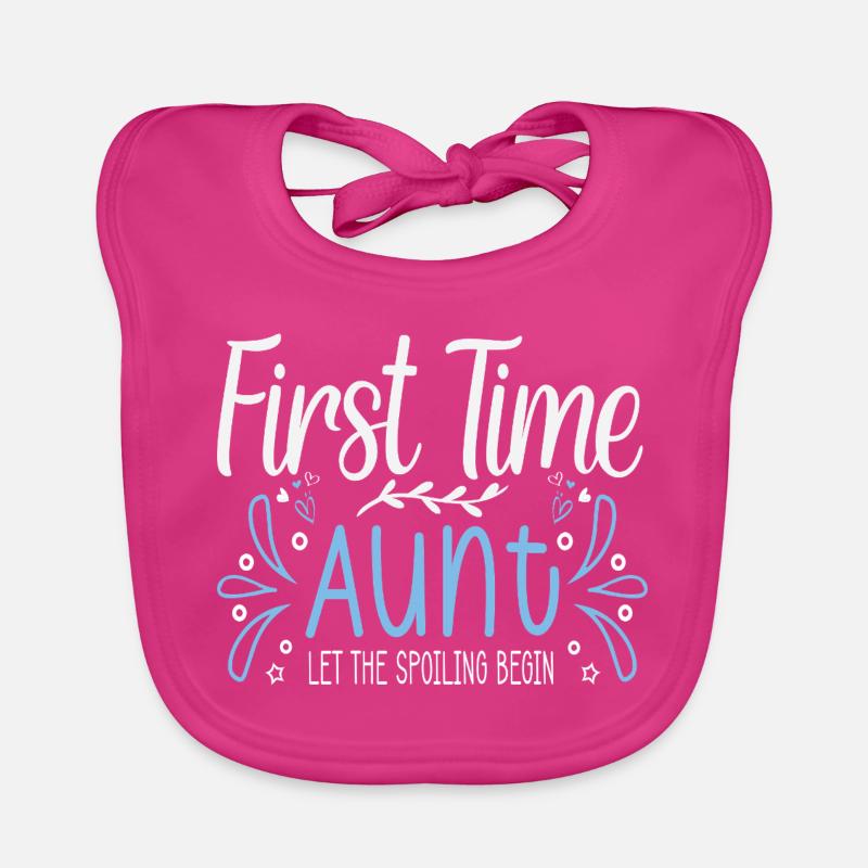 First Time Aunt Soon Aunt Organic Baby Bibs