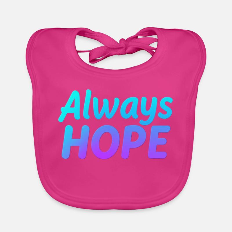 Always Hope Gradient Bavoir bio Bébé