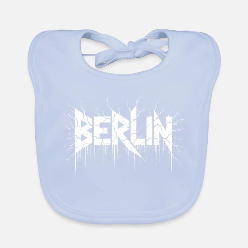 Berlin Blitzwurzeln Grafik Baby Bio-Lätzchen