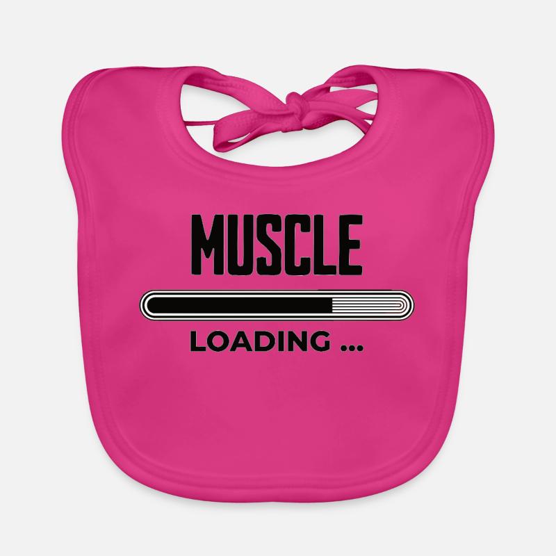 Muskel Loading Fortschritt Baby Bio-Lätzchen