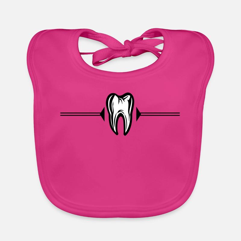 Icône de la dent dentiste Bavoir bio Bébé